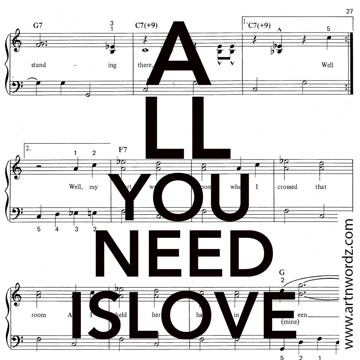 ALL YOU NEED IS LOVE MUSIC COASTERS