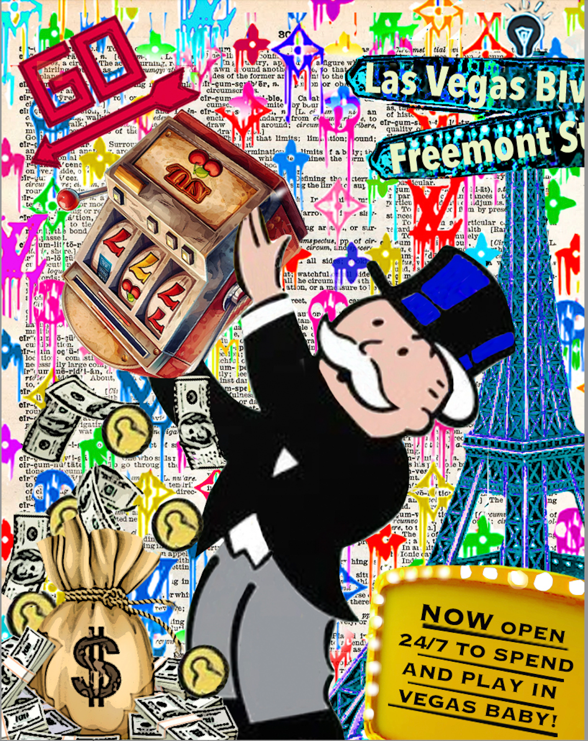 PLAYING GAMES LV PRINT