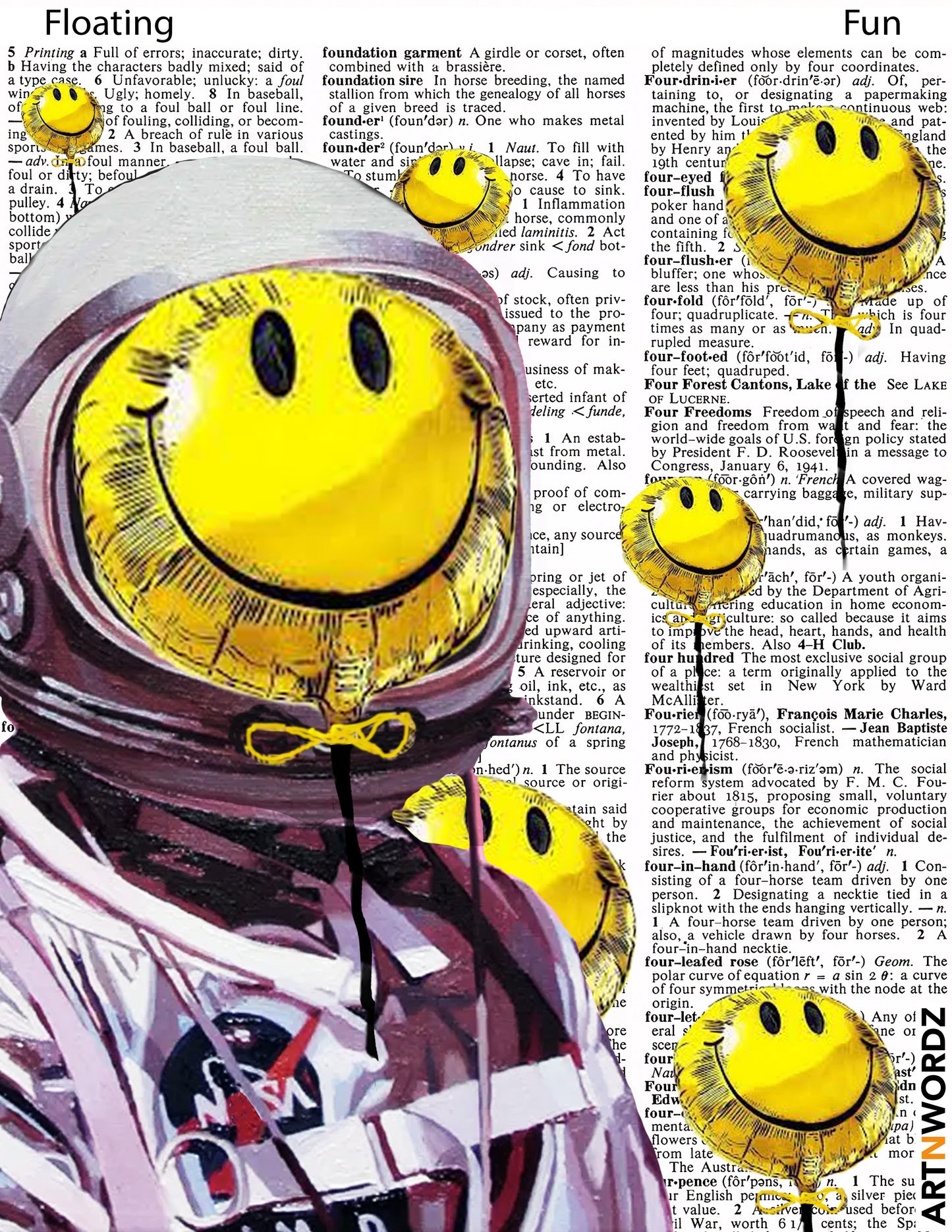 A HAPPY SPACE STICKER