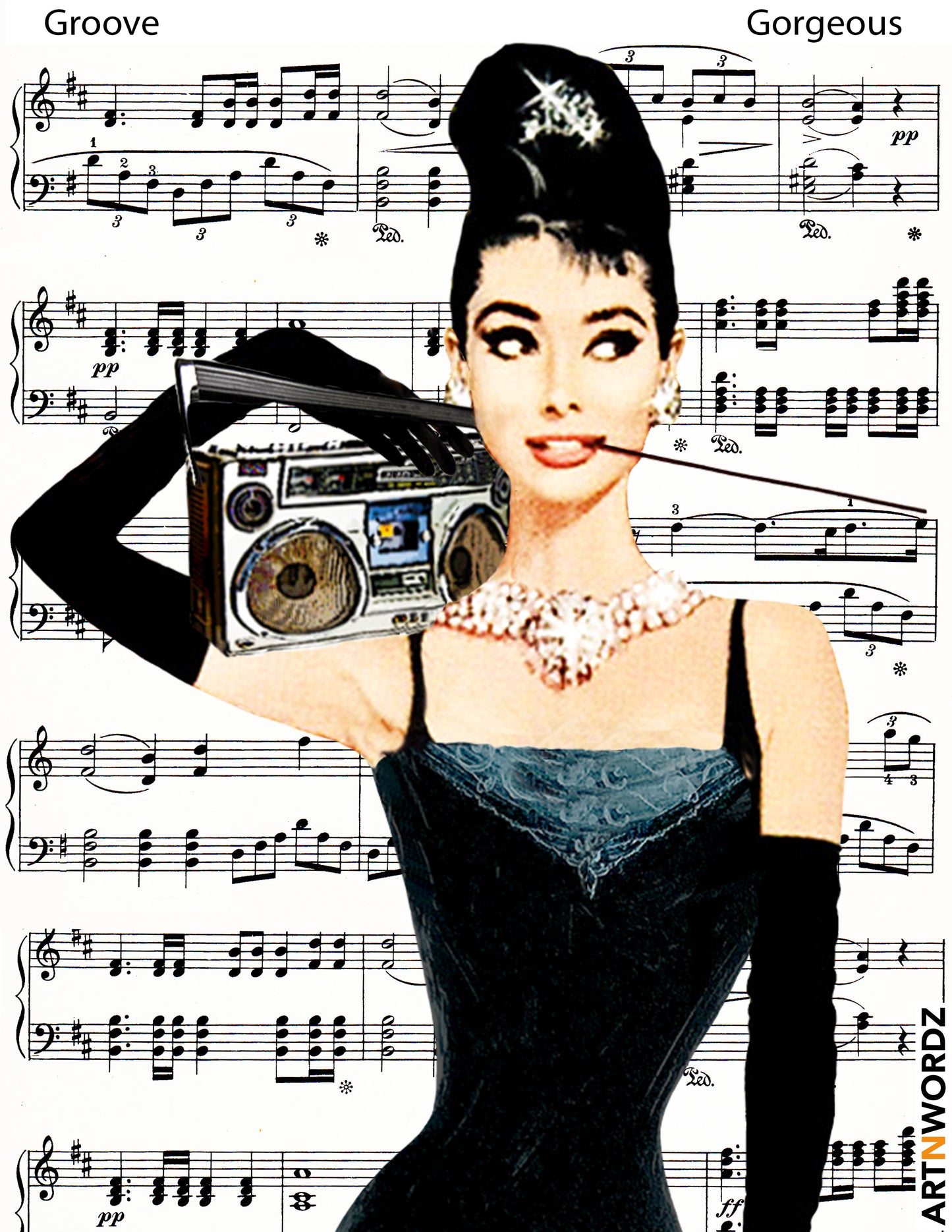AUDREY'S BEATS MUSIC STICKER