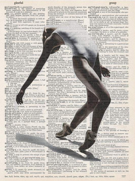DANCE LEAN BACK PRINT