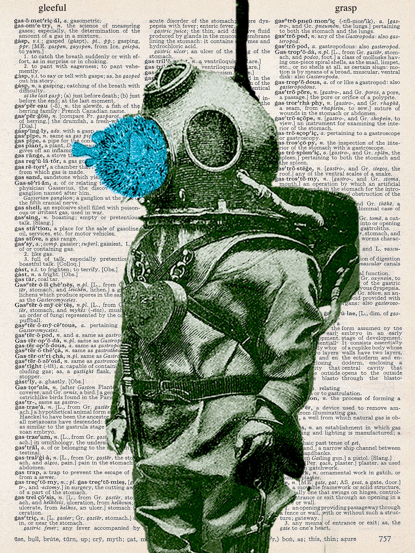 BLOWFISH DIVER (HELLO) PRINT