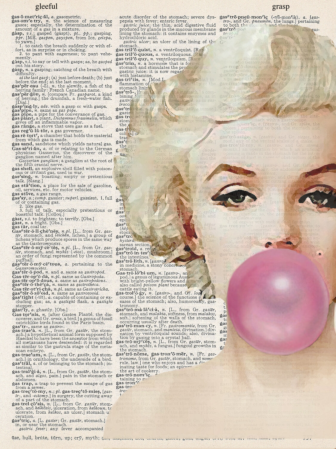 MARILYN BUBBLE PRINT