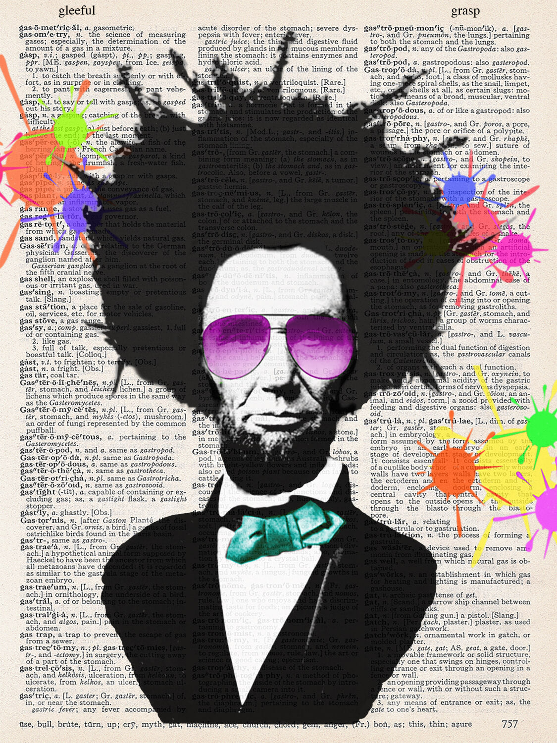 LINCOLN SPLASH PRINT