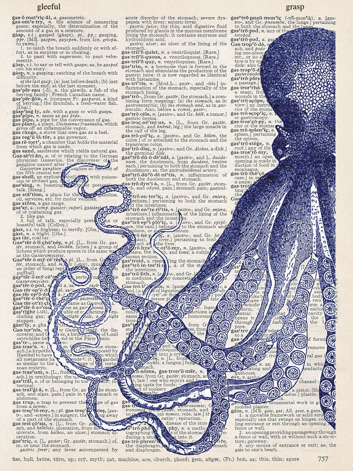 1/2 KRAKEN PRINT