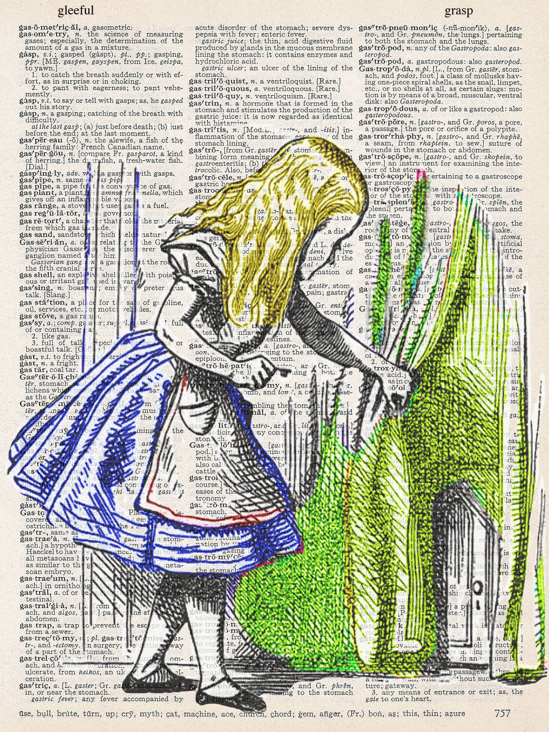 ALICE DOOR PRINT