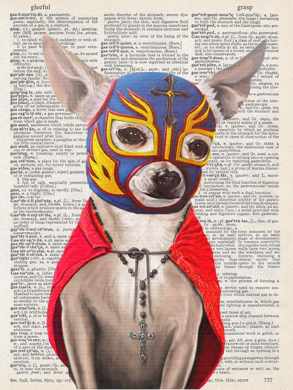 LUCHA CLOWNBOY PRINT