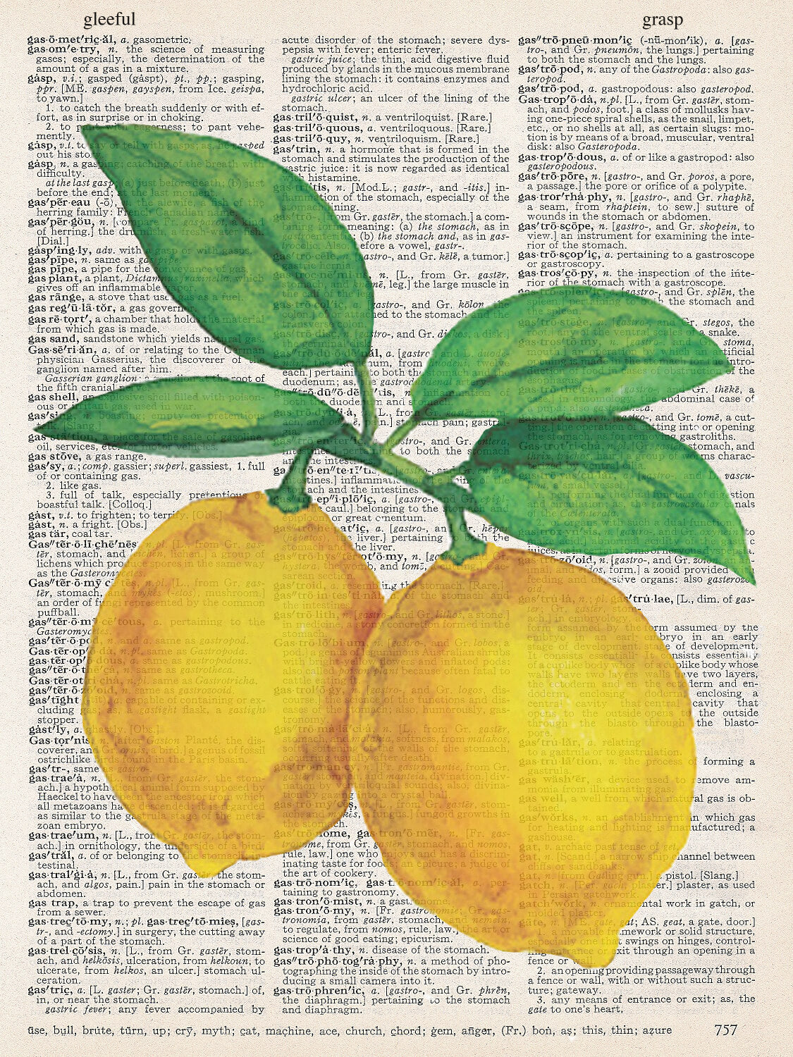 LEMONS PRINT