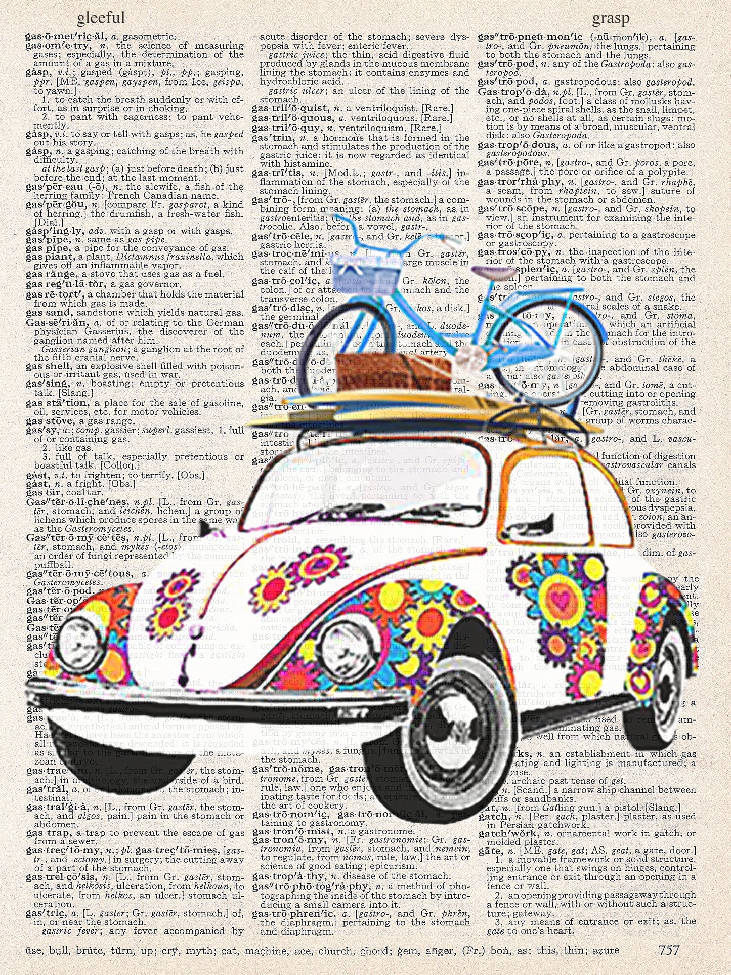 VW BUG PRINT