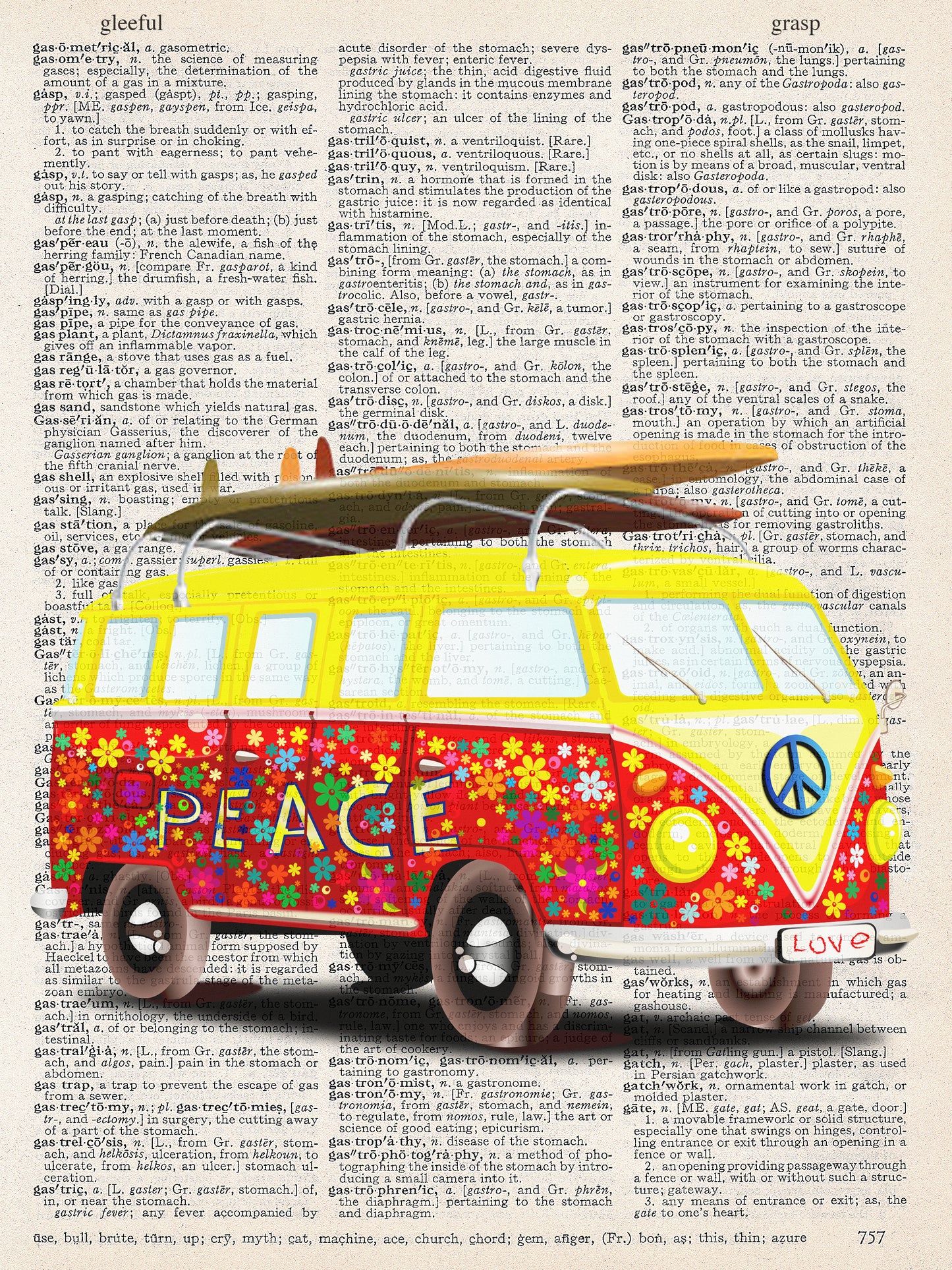 VW VAN PRINT