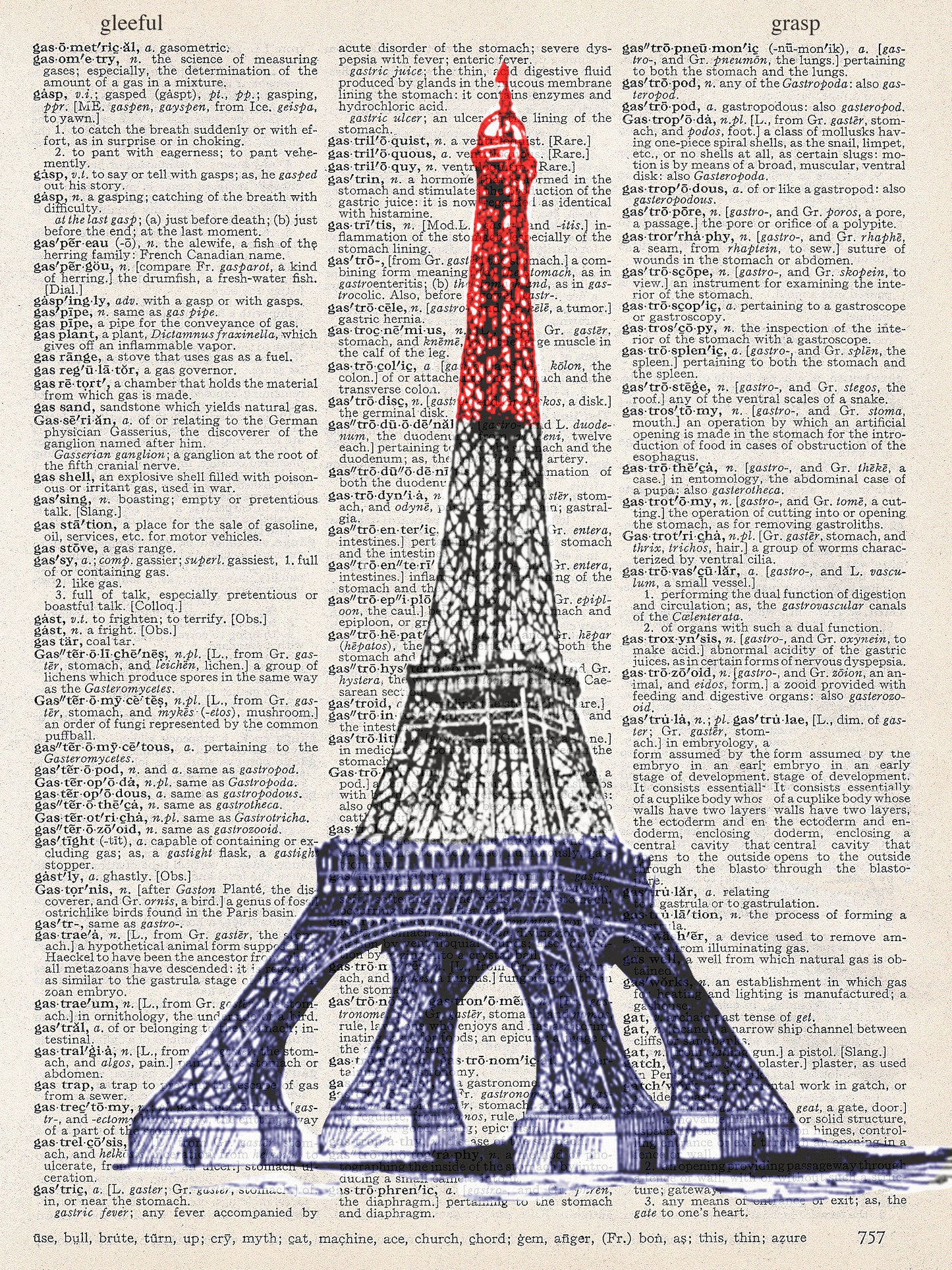 EIFFEL TOWER PRINT PRINT