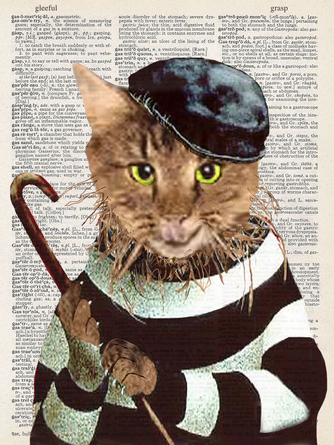 CAT BURGLAR PRINT