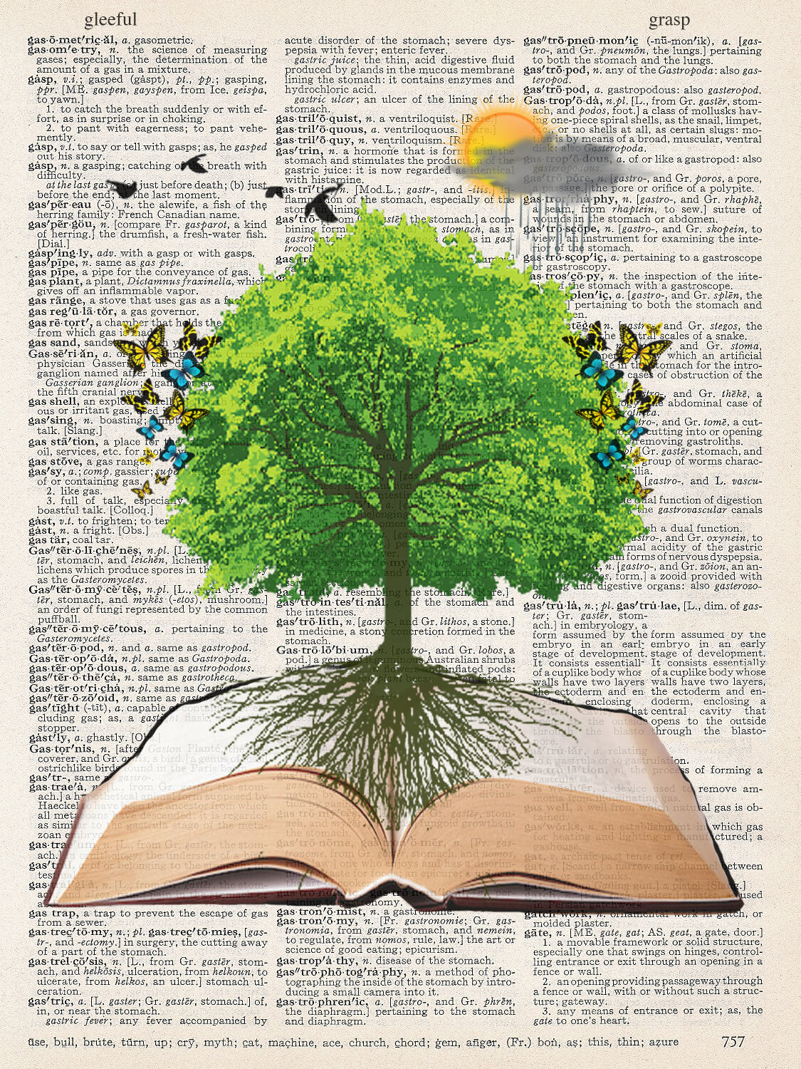 NATURE'S STORY PRINT