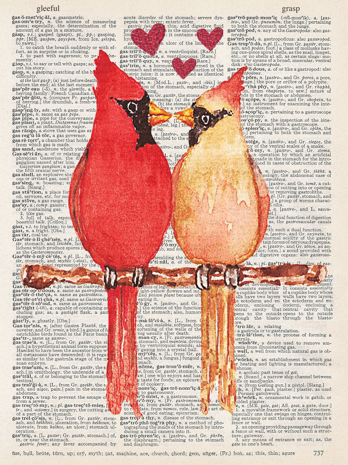 LOVEBIRDS PRINT