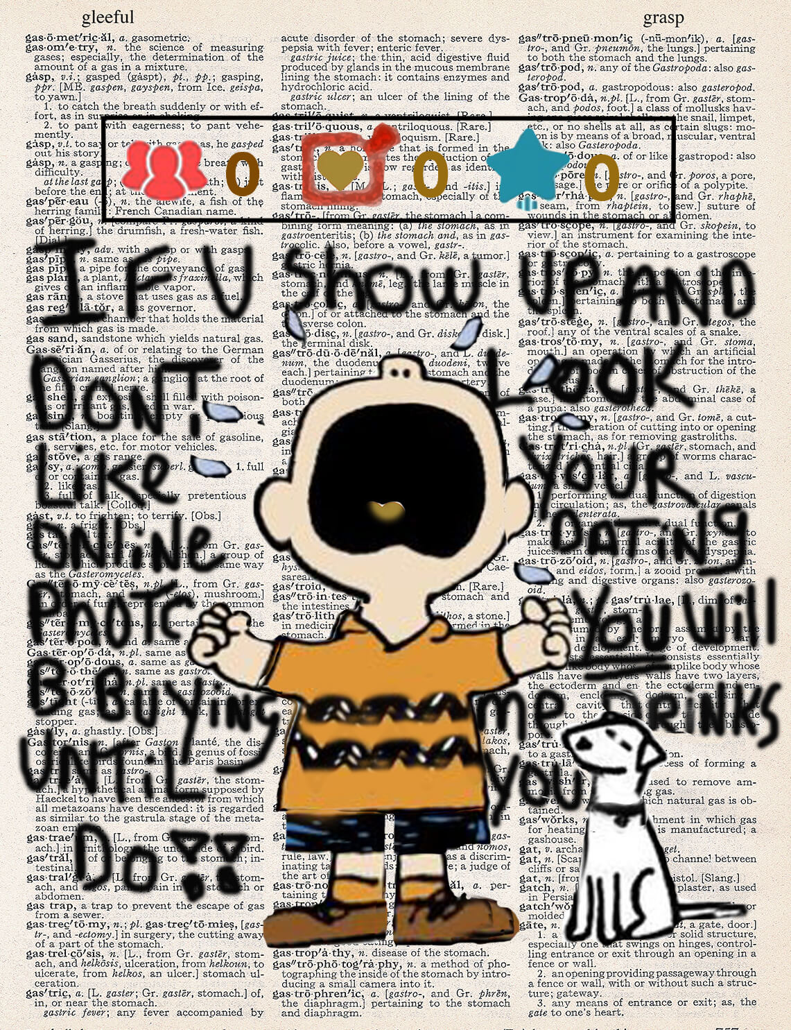 LOVE ME TINDER PRINT