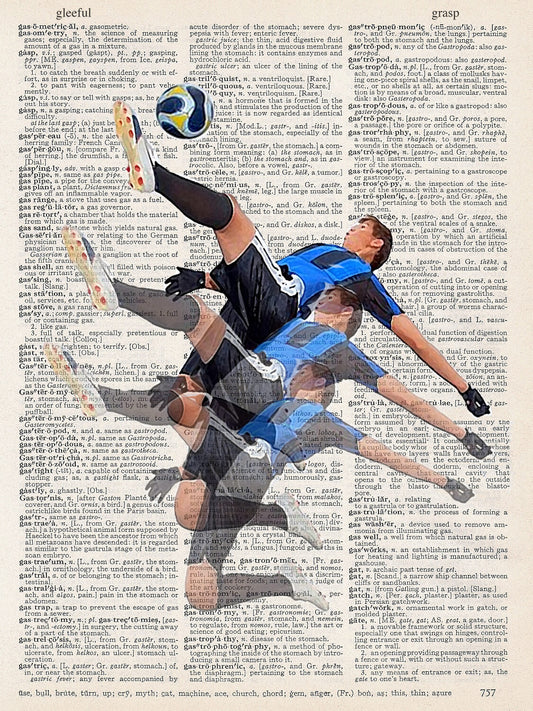 BICYCLE KICK PRINT