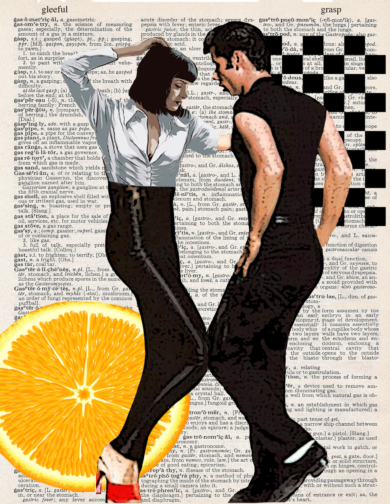 GREASED FICTION PRINT