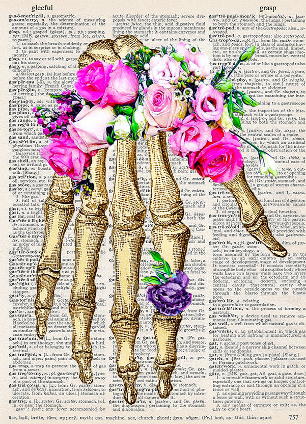 HAND BOUQUET PRINT