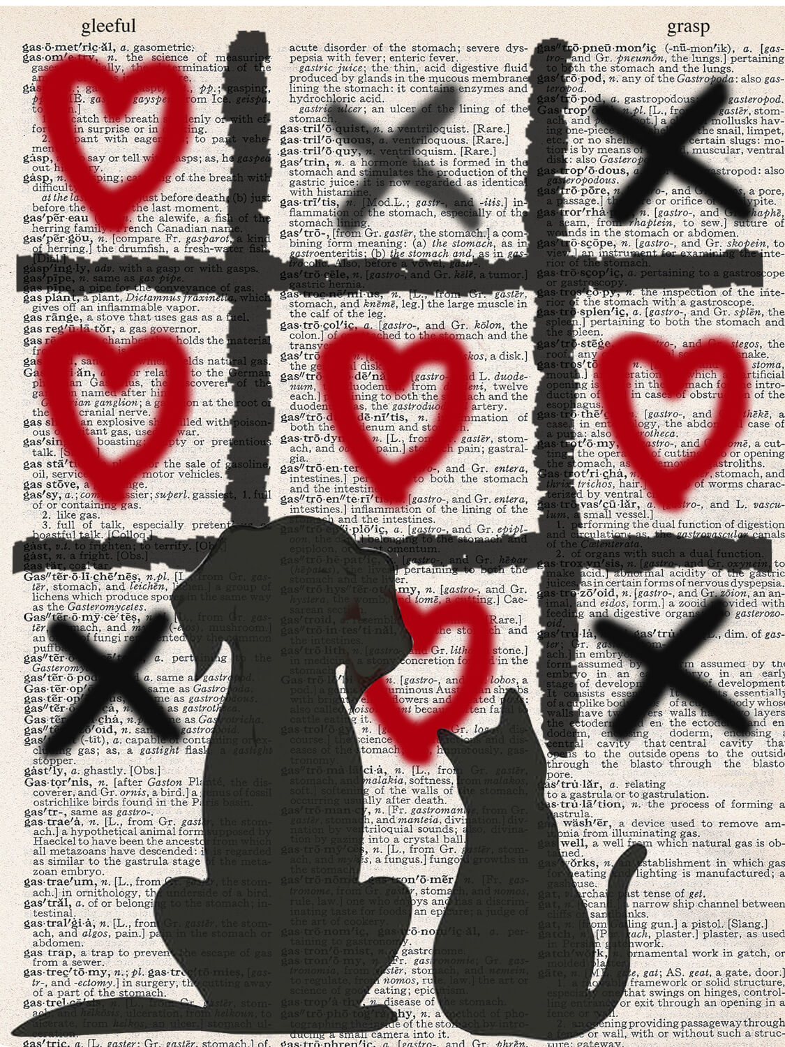 PAWSITIVELY LOVE PRINT