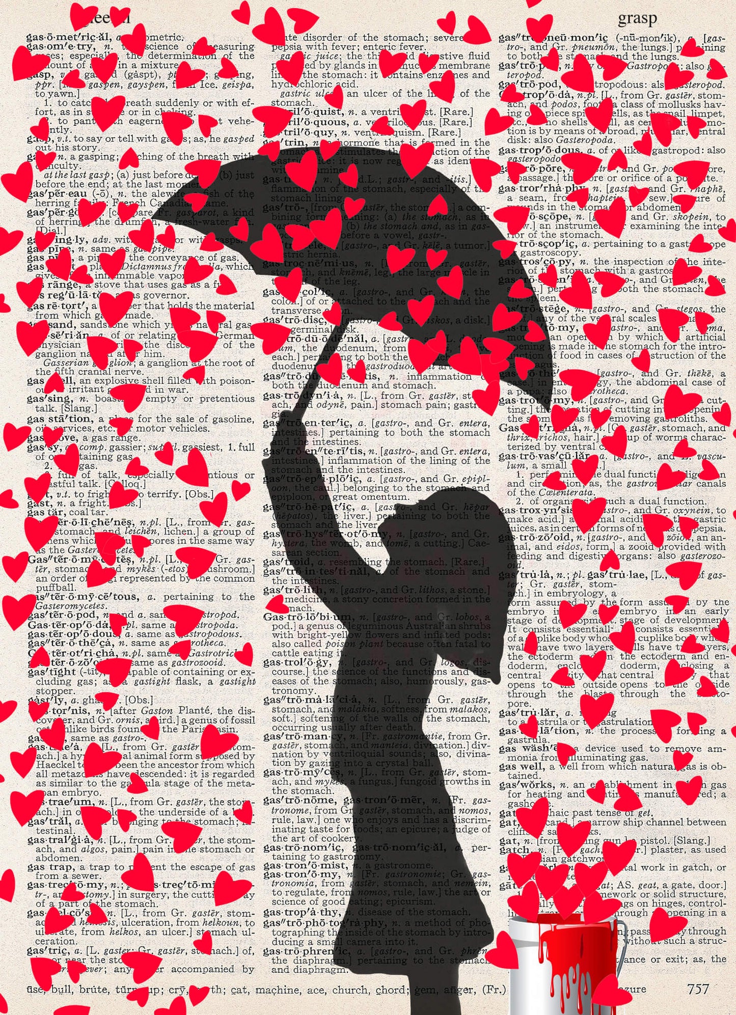 SHOWERED WITH LOVE PRINT