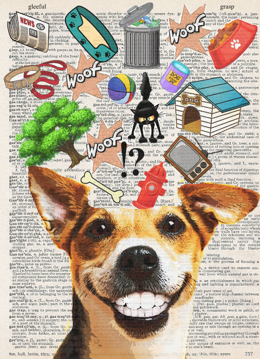 A DOG'S LIFE PRINT