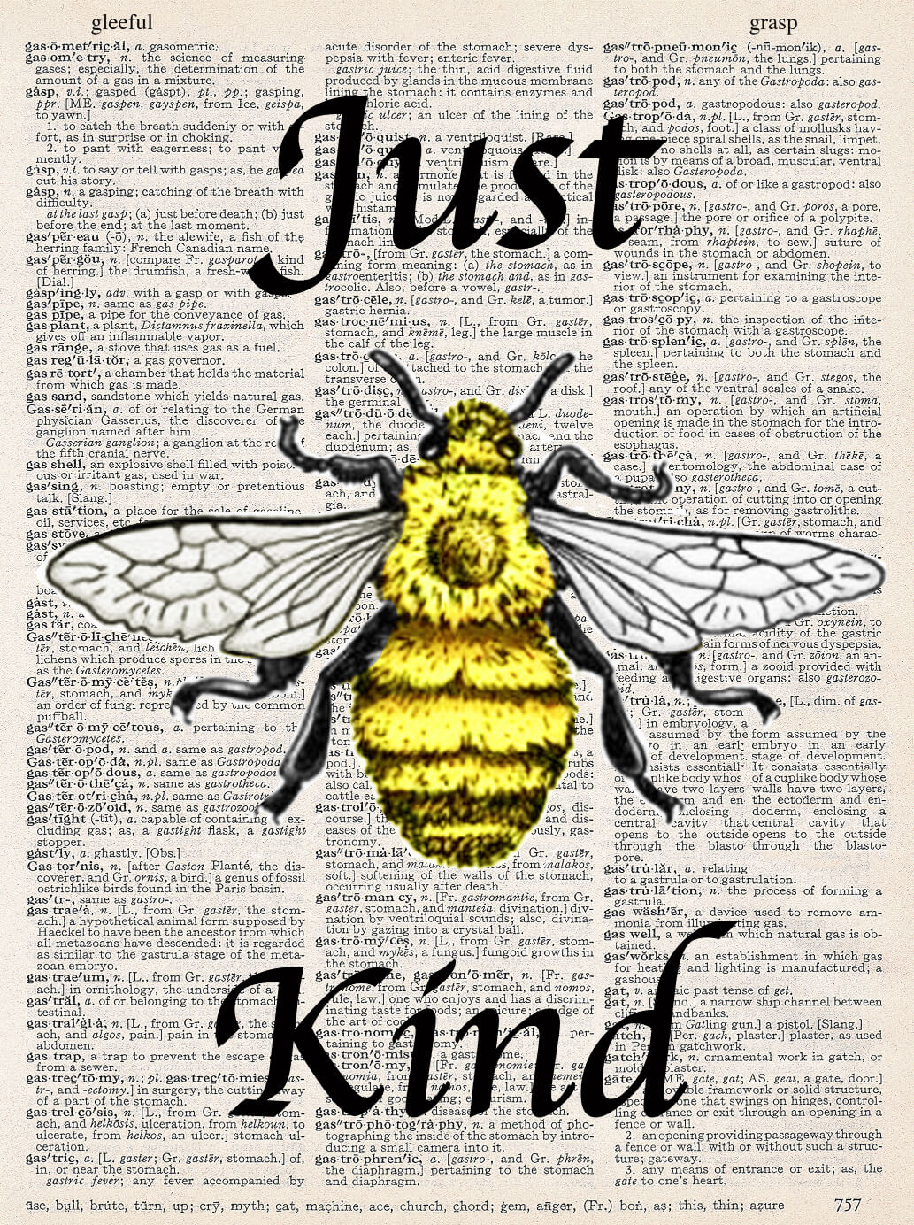 JUST BE KIND PRINT