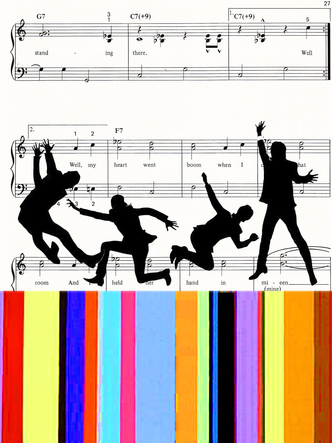 IN TECHNICOLOR MUSIC PRINT