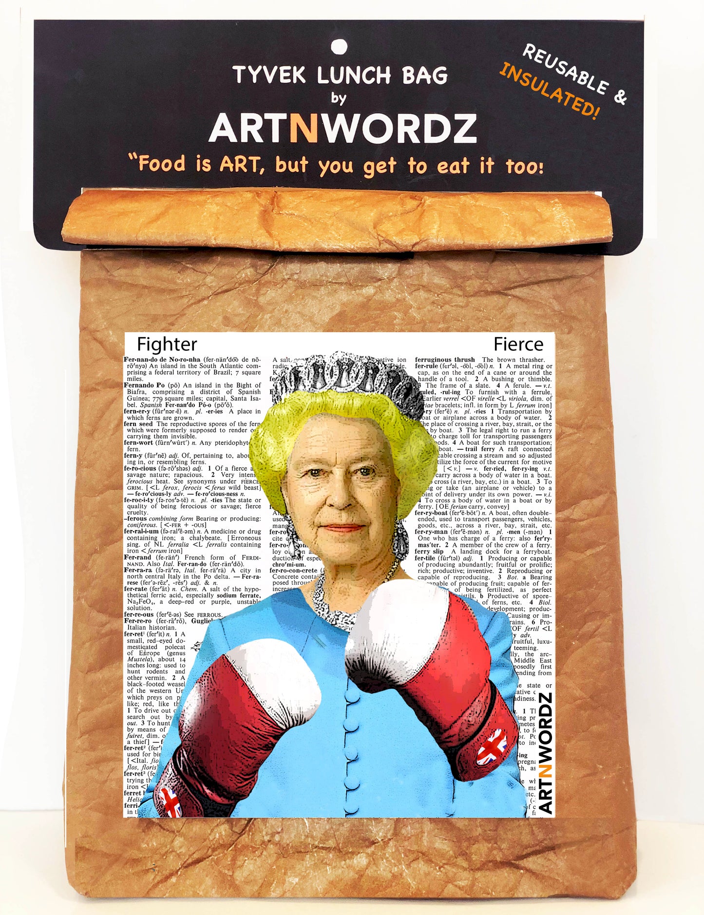 BRITISH POUND LUNCH BAG