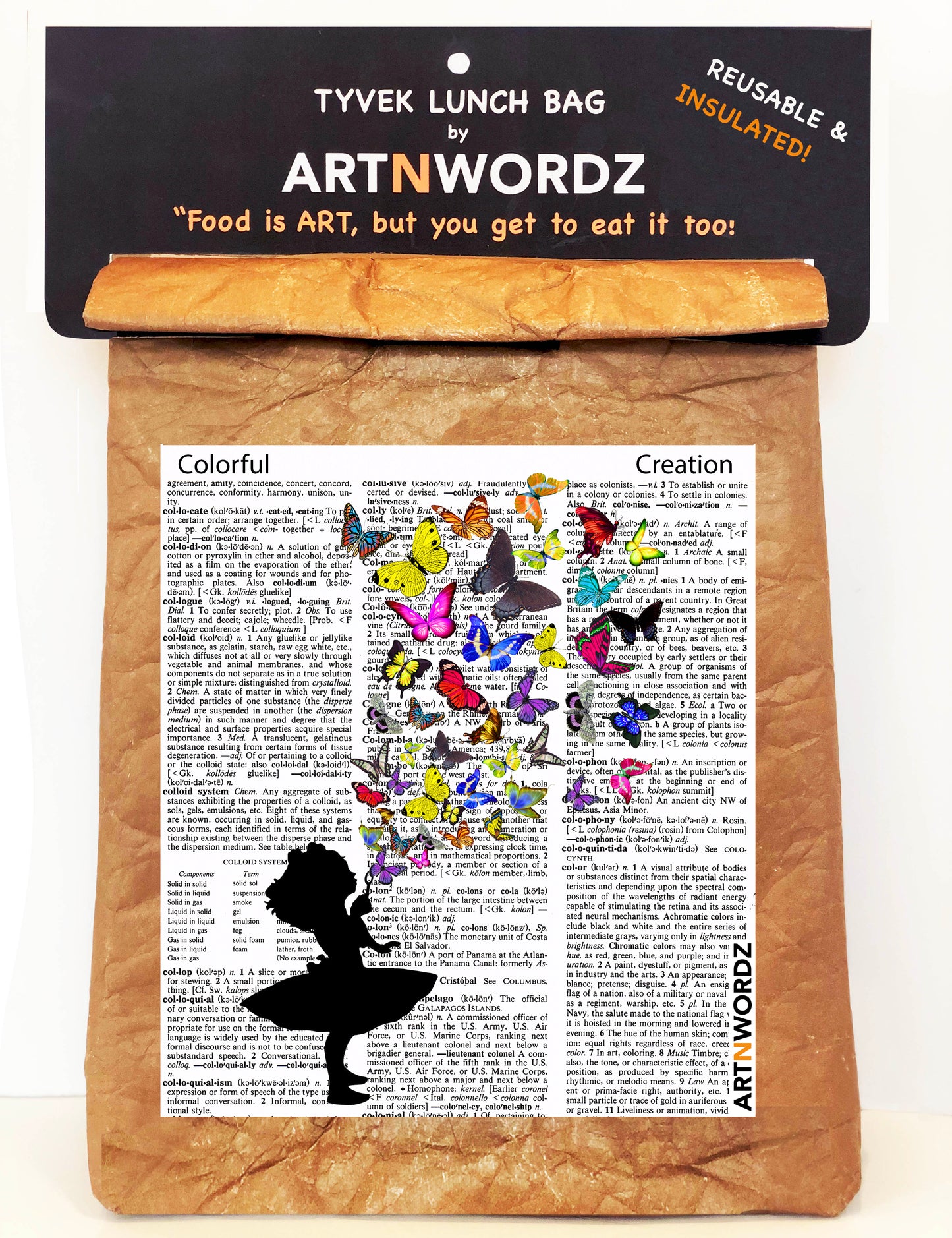 BUTTERFLIES FLY LUNCH BAG