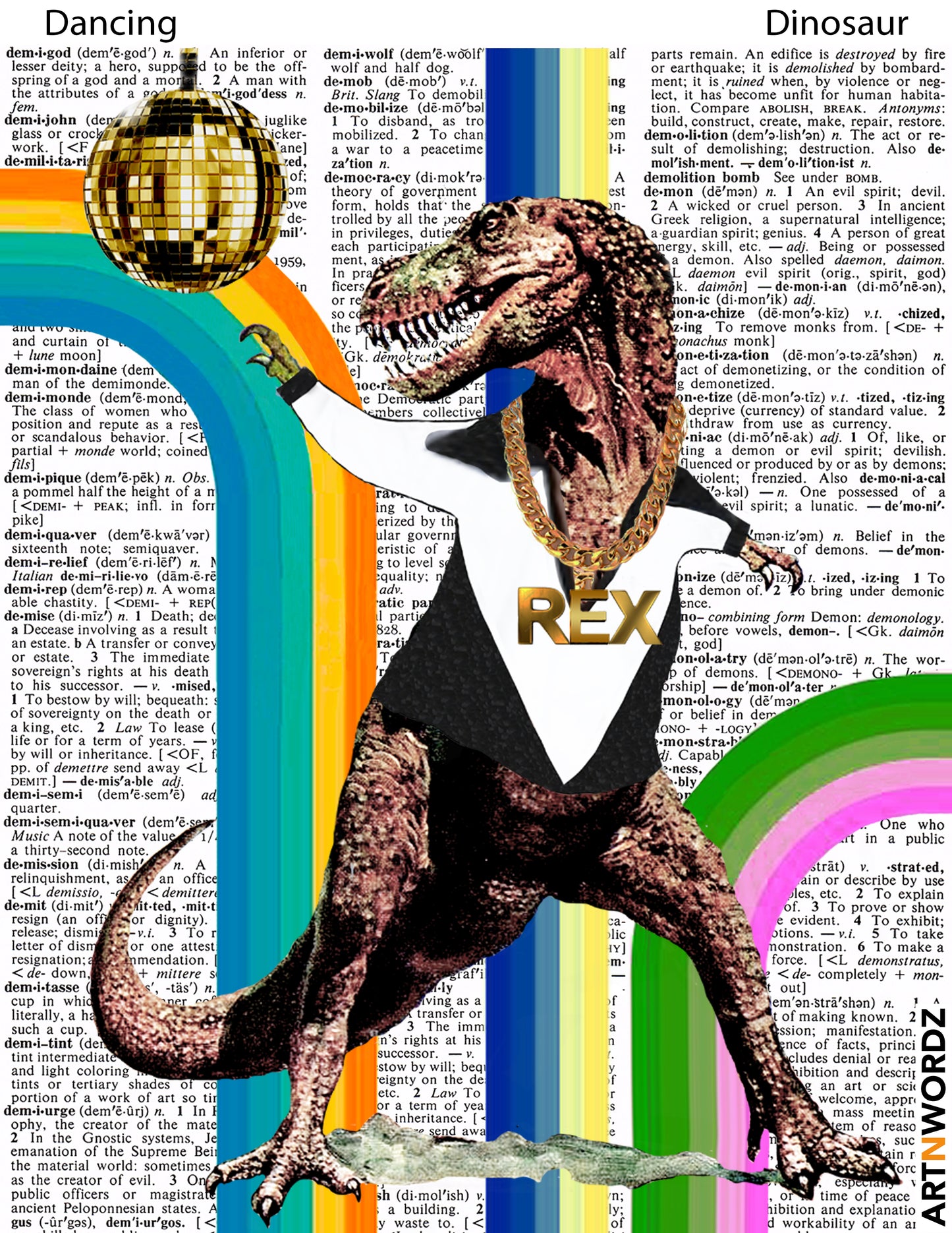 DISCO REX STICKER
