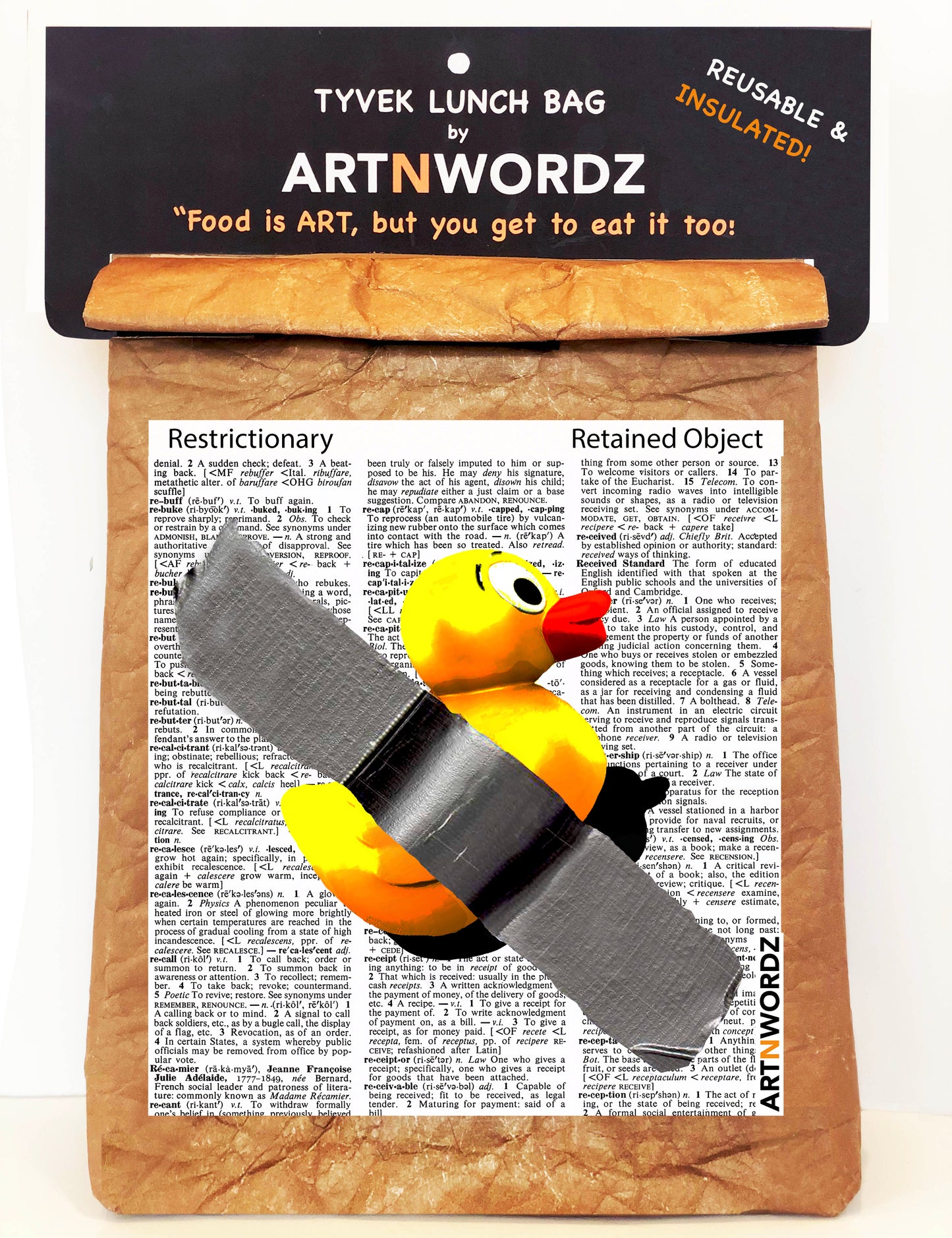 DUCK TAPE LUNCH BAG