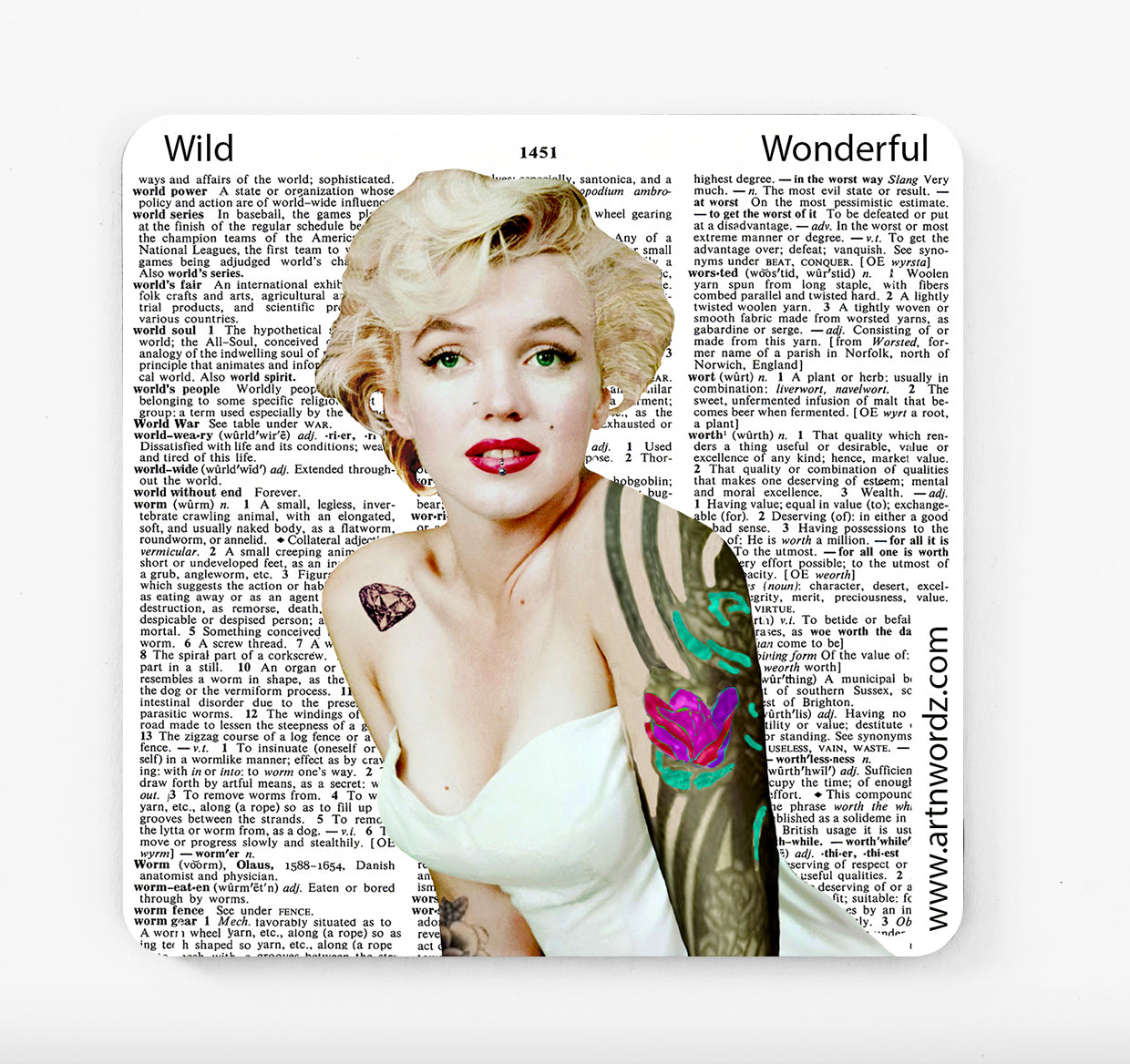 FTB ME MARILYN COASTERS