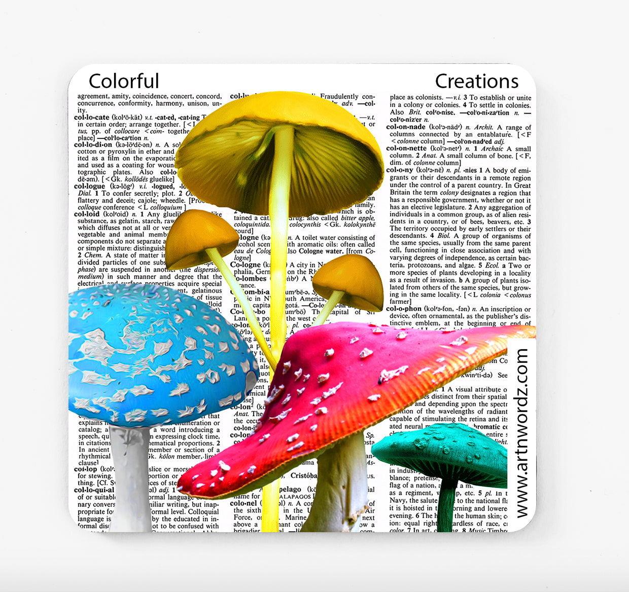 FESTIVE FUNGHI COASTERS