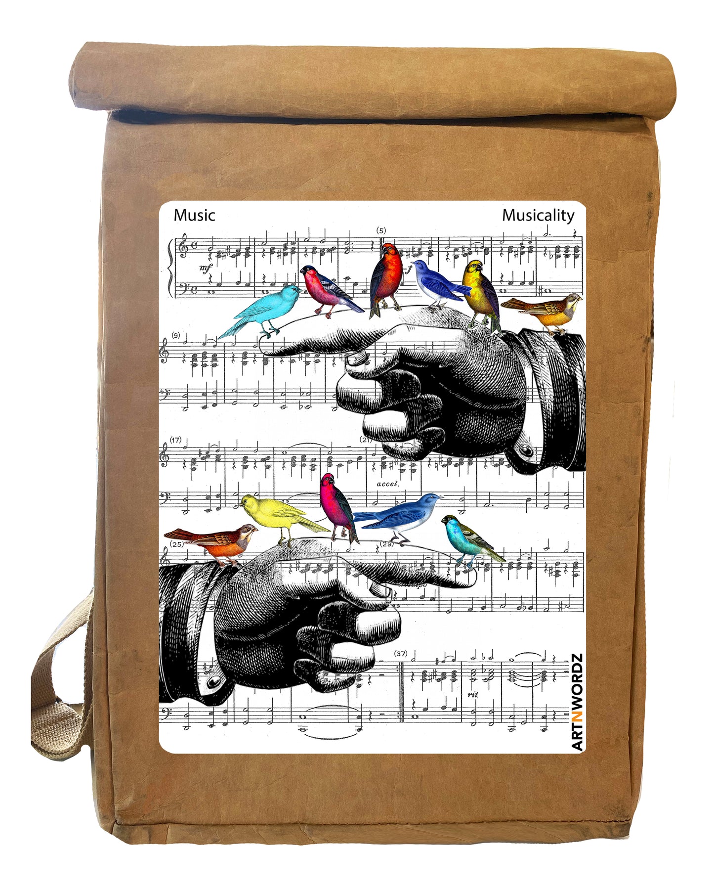 FINGER BIRDS MUSIC BAGPACK