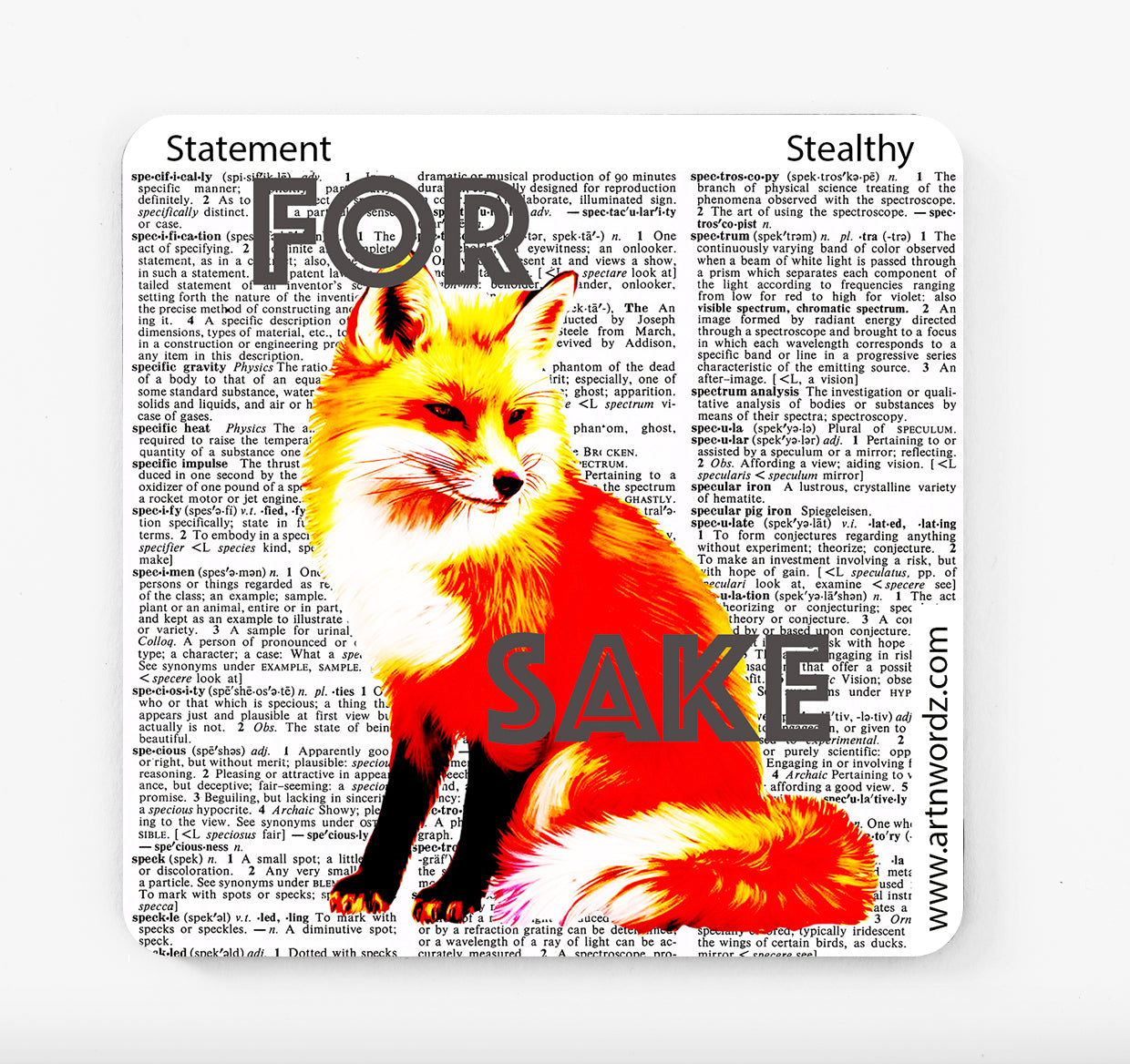 FOR FOX SAKE COASTERS