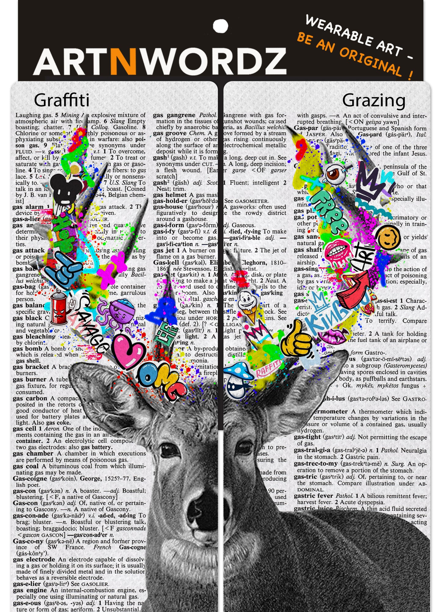 GRAFFITI DEER SOCKS