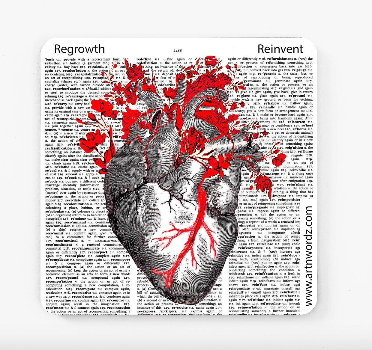 GARDEN HEART COASTERS