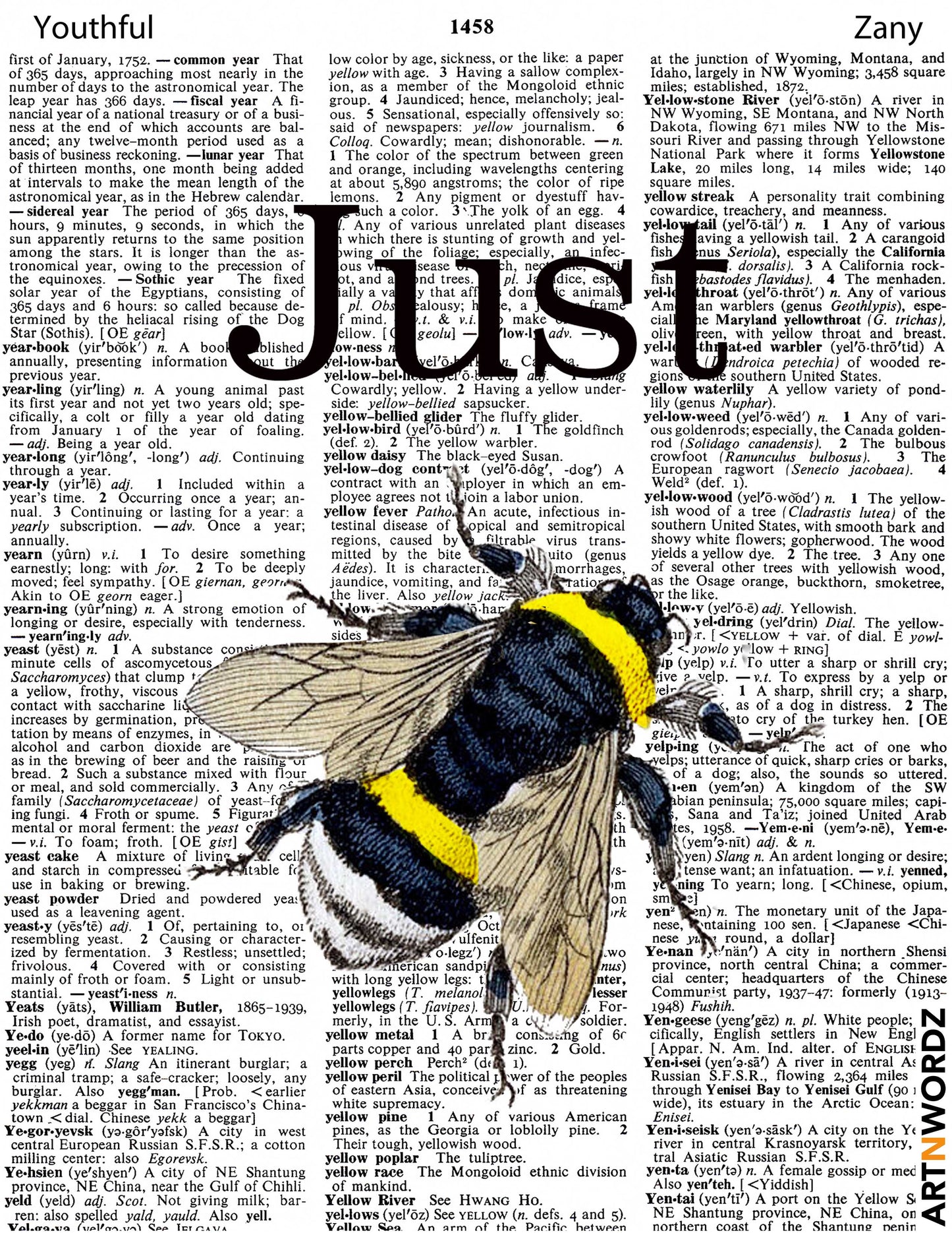 JUST BEE STICKER