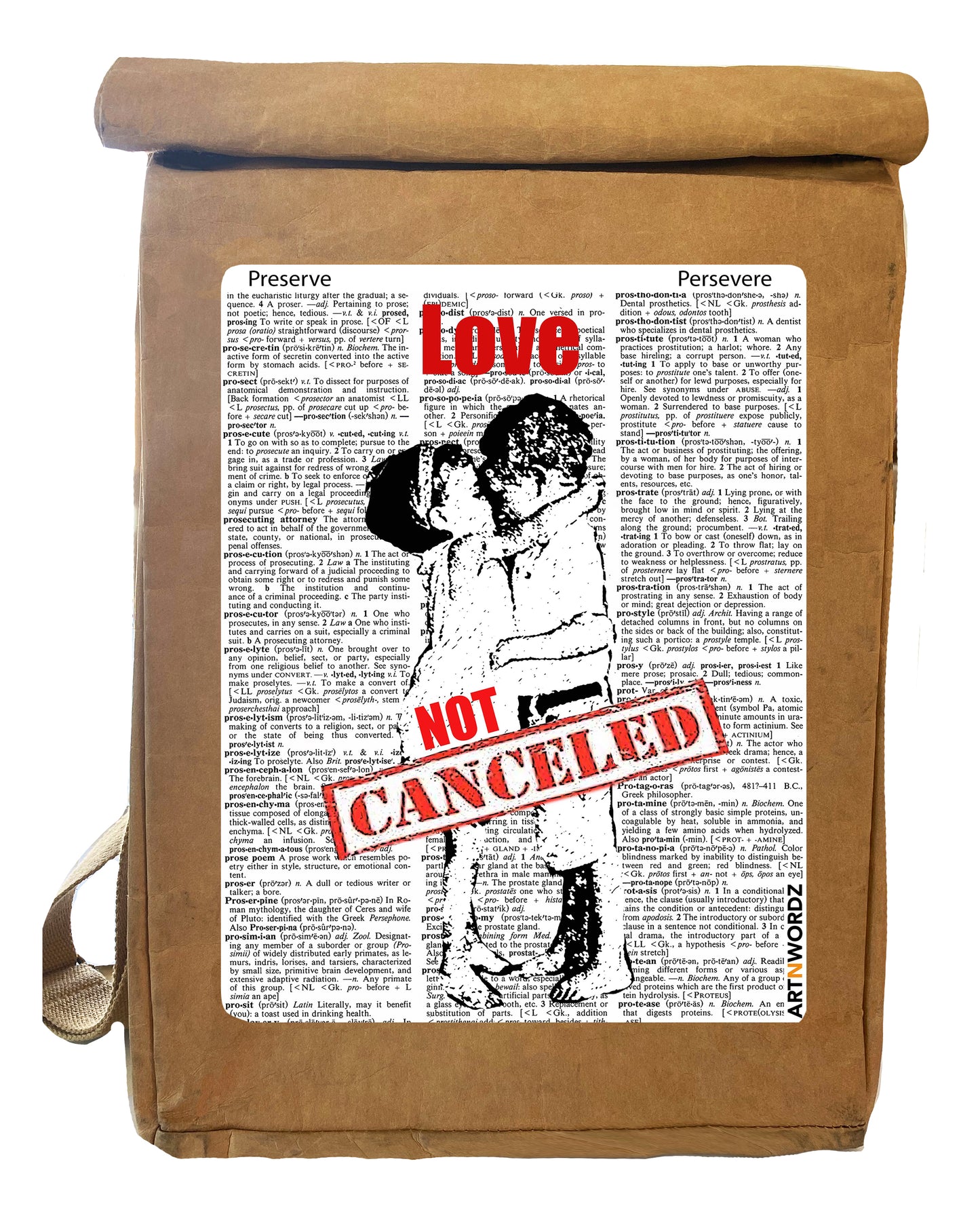 LOVE NOT CANCELED BAGPACK