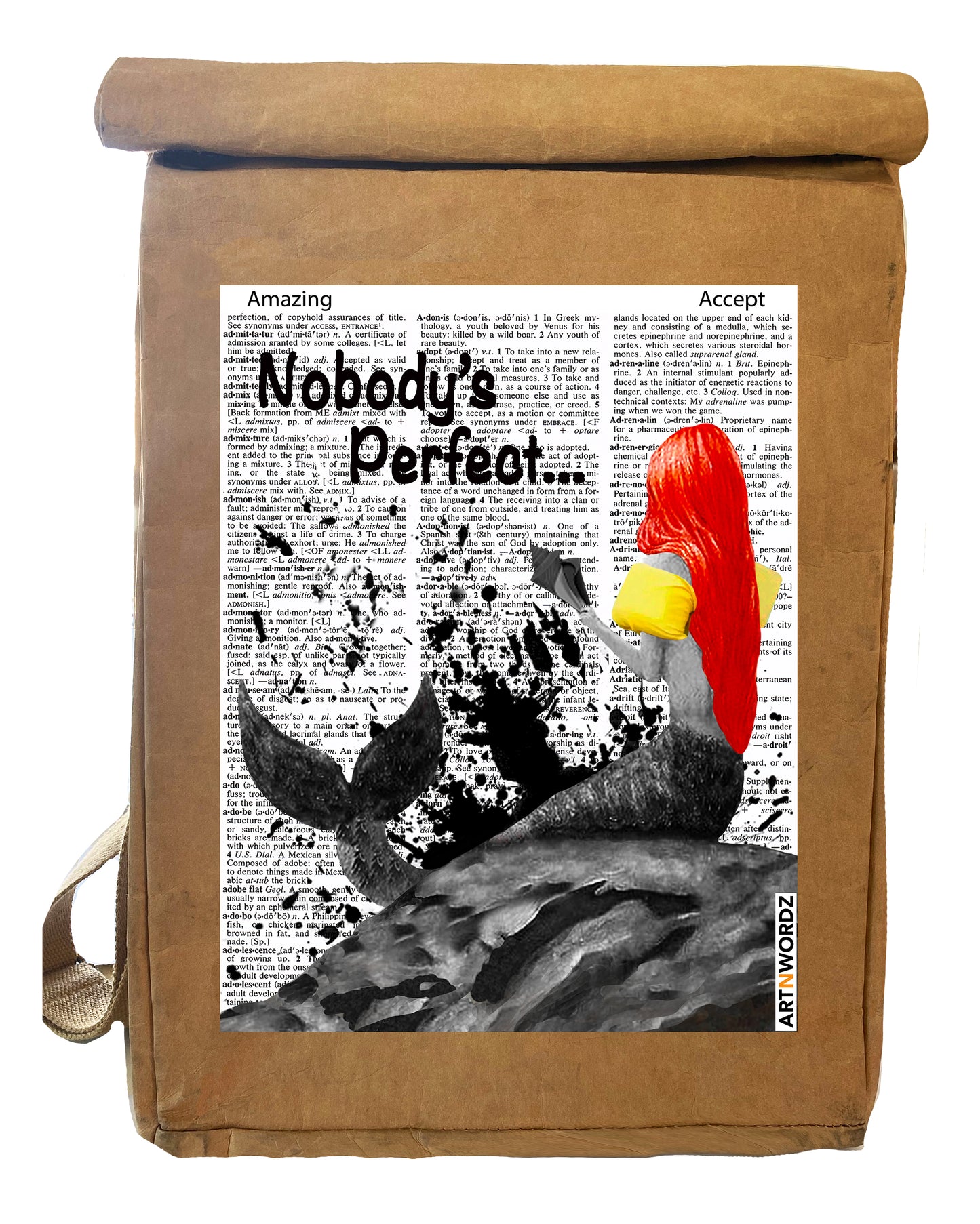 NOBODY IS PERFECT BAGPACK