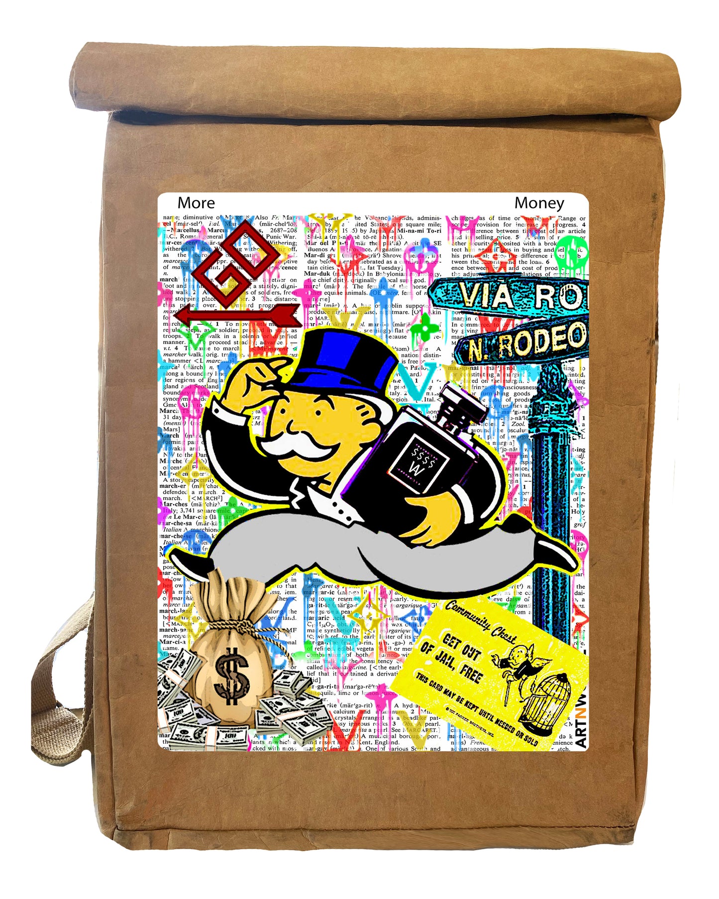 PLAYING GAMES BAGPACK