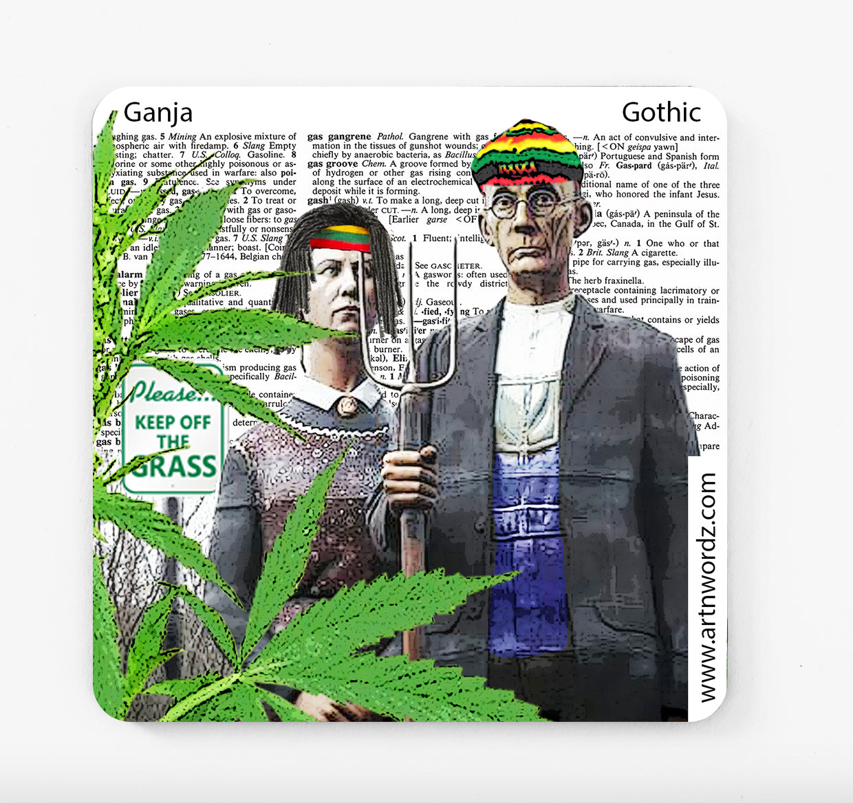 RASTA GOTHIC COASTERS