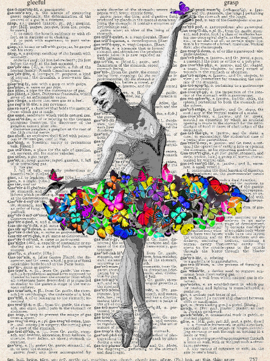 BUTTERFLY BALLET PRINT