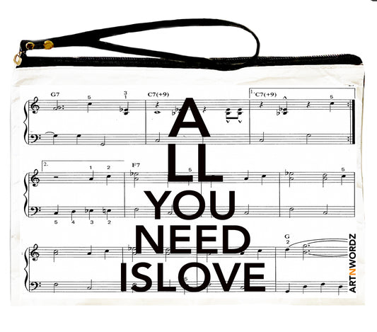 ALL YOU NEED IS LOVE MUSIC POUCH