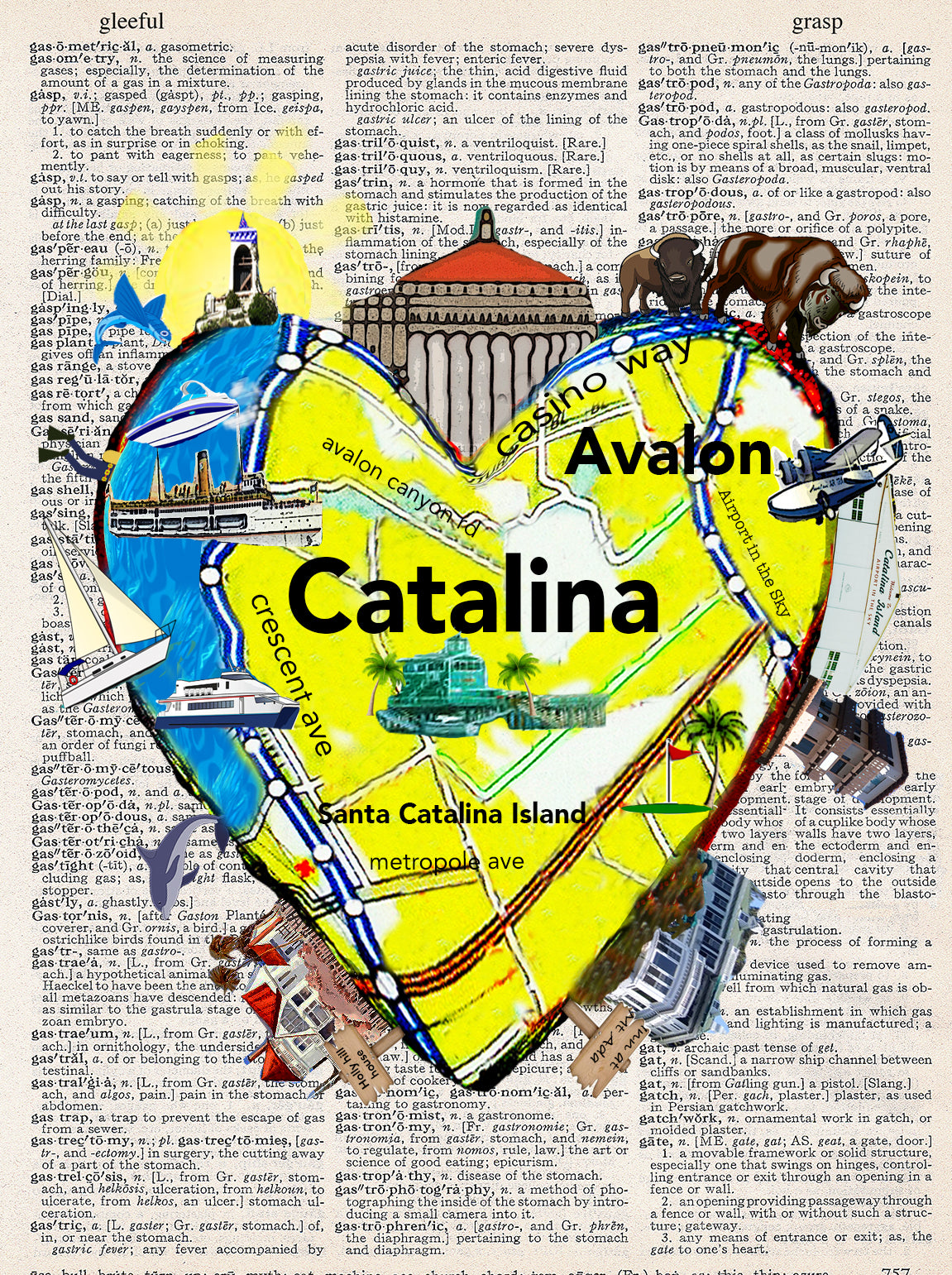 CATALINA HEART PRINT