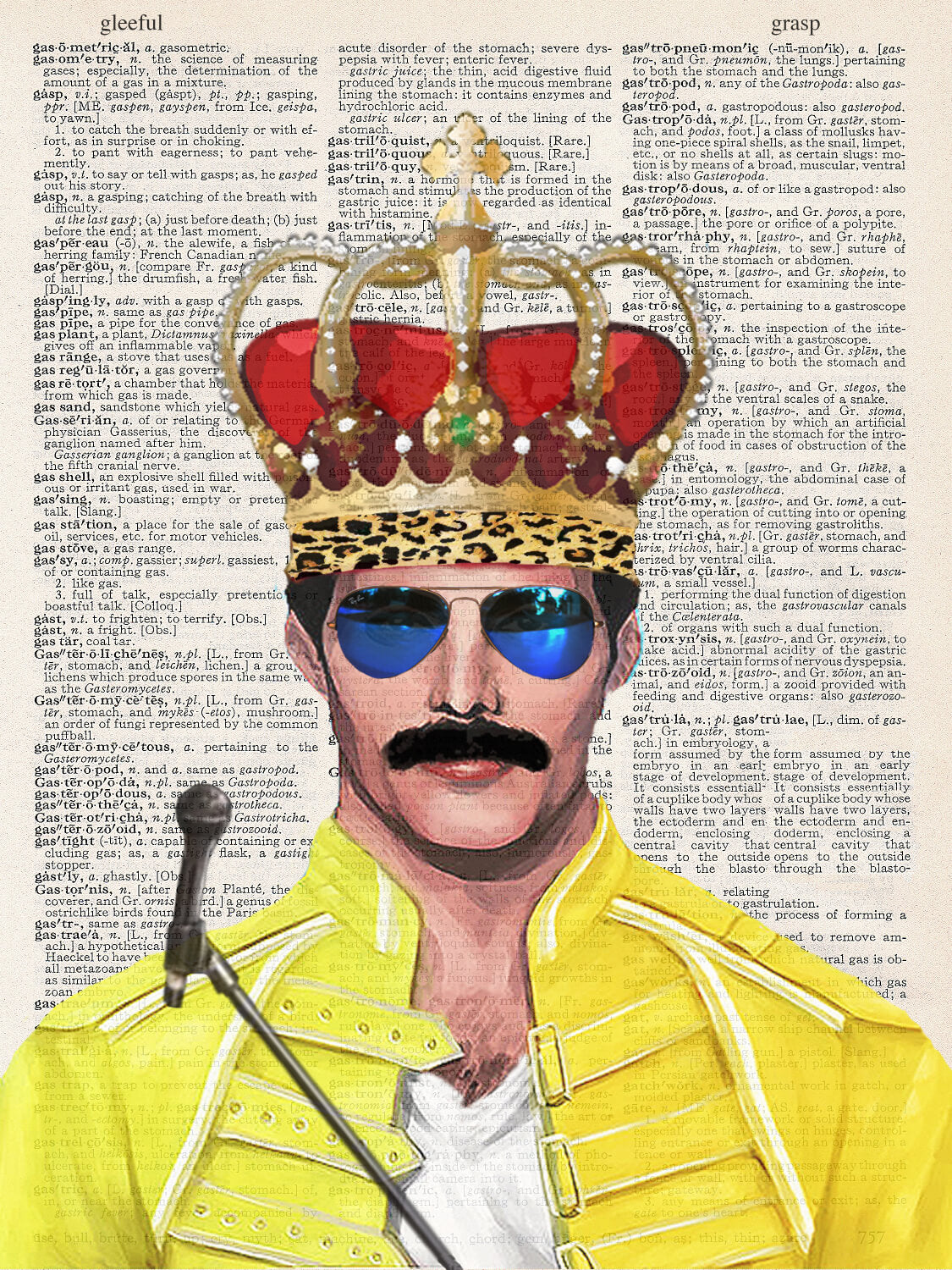ROCK ROYALTY PRINT ARTNWORDZ Rock royalty print artnwordz