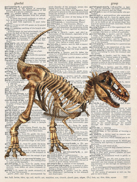 T-REX BONES PRINT