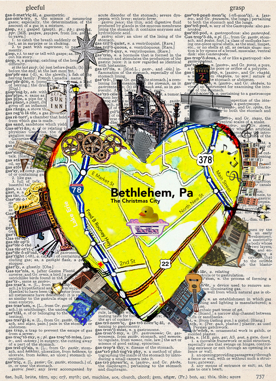 BETHLEHEM HEART PRINT