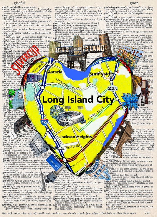 LONG ISLAND HEART PRINT
