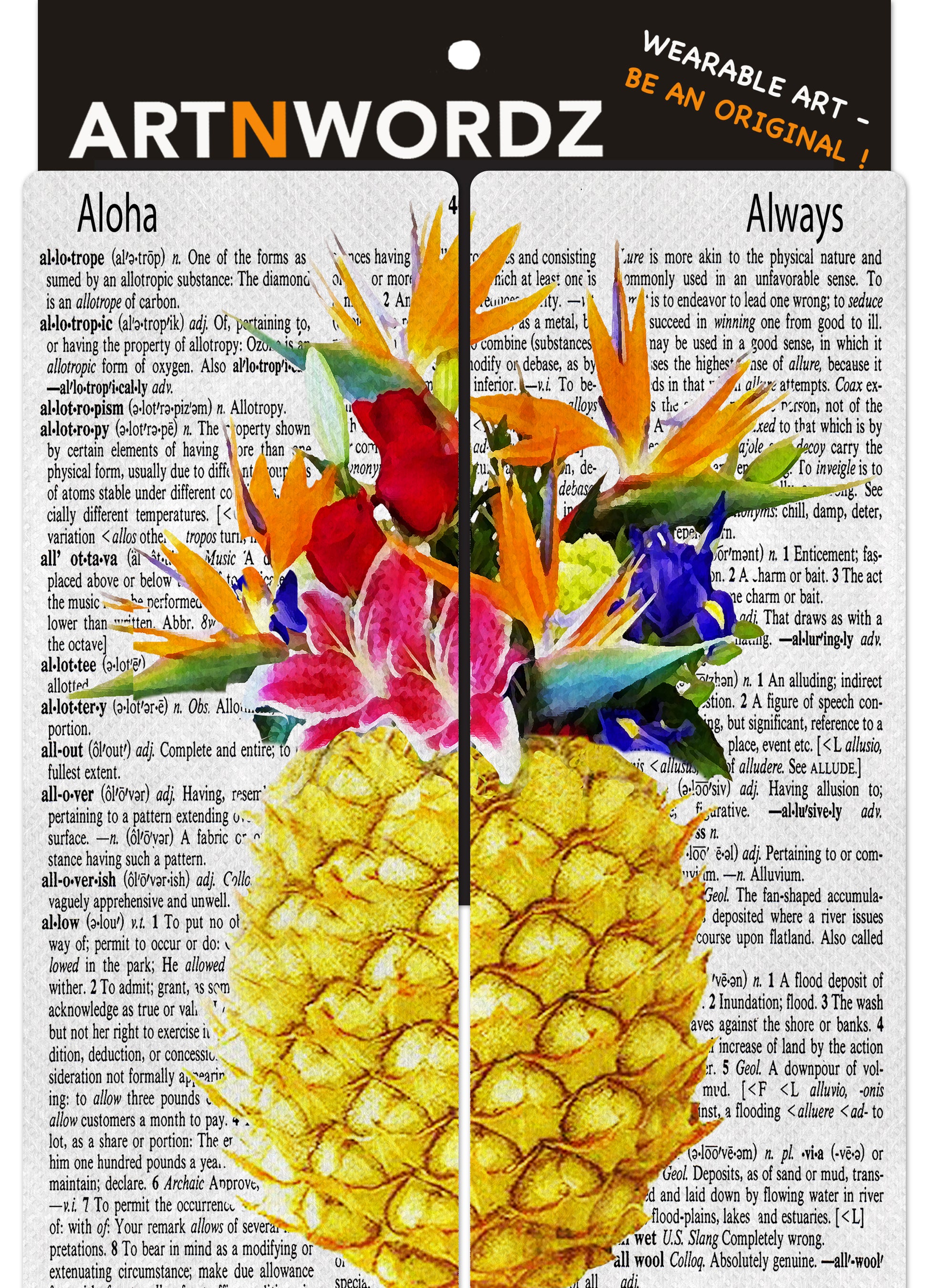 ALOHA PINEAPPLE SOCKS β ARTNWORDZ